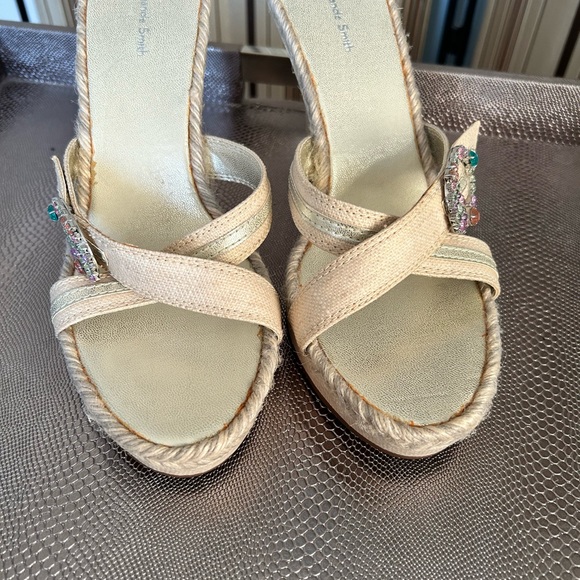 Jewelled slides by Amanda Smith with rope detail - Picture 6 of 9